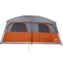 Tienda de campaña familiar 10 personas impermeable gris naranja de vidaXL, Tiendas de campaña - Ref: Foro24-94535, Precio: 26...