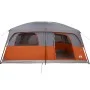 Tienda de campaña familiar 10 personas impermeable gris naranja de vidaXL, Tiendas de campaña - Ref: Foro24-94535, Precio: 26...