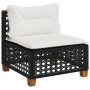 Set de sofás de jardín 10 pzas cojines ratán sintético negro by vidaXL, Garden sets - Ref: Foro24-3261986, Price: 727,22 €, D...