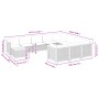 Set de sofás de jardín 11 pzas y cojines ratán sintético gris by vidaXL, Garden sets - Ref: Foro24-3262056, Price: 776,06 €, ...