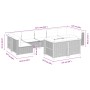 Gartenmöbel-Set 9-teilig mit grauen Polstern aus synthetischem Rattan von vidaXL, Gartensets - Ref: Foro24-3261990, Preis: 62...