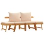 Gartenbank mit 2-in-1-Kissen aus massivem Akazienholz. von vidaXL, Gartenbänke - Ref: Foro24-367581, Preis: 287,76 €, Rabatt: %