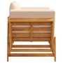 Gartenbank mit 2-in-1-Kissen aus massivem Akazienholz. von vidaXL, Gartenbänke - Ref: Foro24-367581, Preis: 287,76 €, Rabatt: %