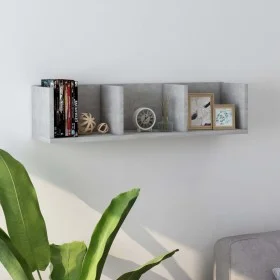 Concrete plywood CD wall shelf 75x18x18cm by vidaXL, Shelves and shelves - Ref: Foro24-801314, Price: 23,69 €, Discount: %