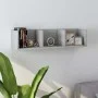 Concrete plywood CD wall shelf 75x18x18cm by vidaXL, Shelves and shelves - Ref: Foro24-801314, Price: 24,04 €, Discount: %