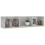 Concrete plywood CD wall shelf 75x18x18cm by vidaXL, Shelves and shelves - Ref: Foro24-801314, Price: 24,04 €, Discount: %