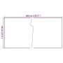 Markise für Balkon aus anthrazitgrauem synthetischem Rattan 600x80 cm. von vidaXL, Zaunpaneele - Ref: Foro24-156244, Preis: 6...