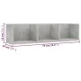 Concrete plywood CD wall shelf 75x18x18cm by vidaXL, Shelves and shelves - Ref: Foro24-801314, Price: 24,04 €, Discount: %