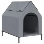 Casa para perros tela Oxford y acero gris claro by vidaXL, Dog kennels - Ref: Foro24-172591, Price: 70,01 €, Discount: %