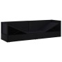 Sofá de jardín con cojines ratán sintético negro de vidaXL, Tumbonas - Ref: Foro24-49391, Precio: 259,46 €, Descuento: %