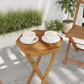Tablero de mesa octogonal de madera maciza de teca 40x40x2,5 cm by vidaXL, Table tops - Ref: Foro24-366662, Price: 40,27 €, D...