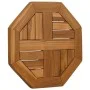Tablero de mesa octogonal de madera maciza de teca 40x40x2,5 cm by vidaXL, Table tops - Ref: Foro24-366662, Price: 40,27 €, D...