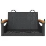 Schwarze Schaukelbank aus synthetischem Rattan 63x62x40 cm. von vidaXL, Gartenbänke - Ref: Foro24-368161, Preis: 70,58 €, Rab...