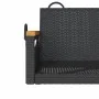 Schwarze Schaukelbank aus synthetischem Rattan 63x62x40 cm. von vidaXL, Gartenbänke - Ref: Foro24-368161, Preis: 70,58 €, Rab...