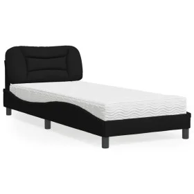 Bett mit schwarzer Stoffmatratze 80x200 cm von vidaXL, Betten und Lattenroste - Ref: Foro24-3208494, Preis: 268,22 €, Rabatt: %