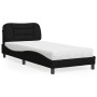 Cama con colchón tela negro 80x200 cm de vidaXL, Camas y somieres - Ref: Foro24-3208494, Precio: 263,43 €, Descuento: %