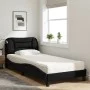 Bed with black fabric mattress 80x200 cm by vidaXL, Beds and slatted bases - Ref: Foro24-3208494, Price: 268,69 €, Discount: %