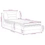 Bed with black fabric mattress 80x200 cm by vidaXL, Beds and slatted bases - Ref: Foro24-3208494, Price: 268,69 €, Discount: %