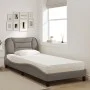 Cama con colchón tela gris taupe 80x200 cm de vidaXL, Camas y somieres - Ref: Foro24-3208496, Precio: 272,58 €, Descuento: %