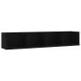 Wandregal für CD Sperrholz schwarz 100x18x18 cm von vidaXL, Regale und Regale - Ref: Foro24-801320, Preis: 38,79 €, Rabatt: %