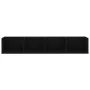 Wandregal für CD Sperrholz schwarz 100x18x18 cm von vidaXL, Regale und Regale - Ref: Foro24-801320, Preis: 38,79 €, Rabatt: %