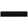Wandregal für CD Sperrholz schwarz 100x18x18 cm von vidaXL, Regale und Regale - Ref: Foro24-801320, Preis: 40,14 €, Rabatt: %