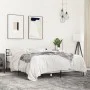 Sonoma gray metal engineered wood bed frame 160x200 cm by vidaXL, Beds and slatted bases - Ref: Foro24-3280055, Price: 149,64...