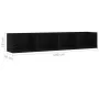 Wandregal für CD Sperrholz schwarz 100x18x18 cm von vidaXL, Regale und Regale - Ref: Foro24-801320, Preis: 38,79 €, Rabatt: %