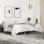 Estructura de cama madera de ingeniería y metal negro 200x200cm de vidaXL, Camas y somieres - Ref: Foro24-3280062, Precio: 15...