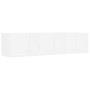 White plywood CD wall shelf 75x18x18cm by vidaXL, Shelves and shelves - Ref: Foro24-801310, Price: 28,73 €, Discount: %