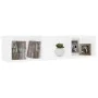 CD-Wandregal aus weißem Sperrholz, 75 x 18 x 18 cm von vidaXL, Regale und Regale - Ref: Foro24-801310, Preis: 28,21 €, Rabatt: %