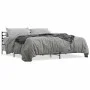 Sonoma gray metal engineered wood bed frame 180x200 cm by vidaXL, Beds and slatted bases - Ref: Foro24-3280060, Price: 154,82...