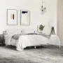 Estructura cama madera ingeniería metal gris Sonoma 180x200 cm de vidaXL, Camas y somieres - Ref: Foro24-3280060, Precio: 154...