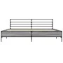 Sonoma gray metal engineered wood bed frame 180x200 cm by vidaXL, Beds and slatted bases - Ref: Foro24-3280060, Price: 154,82...