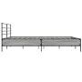 Sonoma gray metal engineered wood bed frame 180x200 cm by vidaXL, Beds and slatted bases - Ref: Foro24-3280060, Price: 154,82...