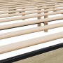 Estructura cama madera ingeniería metal roble Sonoma 200x200 cm de vidaXL, Camas y somieres - Ref: Foro24-3280083, Precio: 16...