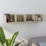 Wandregal für CD Sperrholz Eiche Farbe 100x18x18 cm von vidaXL, Regale und Regale - Ref: Foro24-801322, Preis: 37,66 €, Rabat...