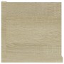 Wandregal für CD Sperrholz Eiche Farbe 100x18x18 cm von vidaXL, Regale und Regale - Ref: Foro24-801322, Preis: 37,66 €, Rabat...