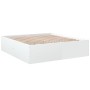 Weißer Bettrahmen aus Holzwerkstoff, 200 x 200 cm von vidaXL, Betten und Lattenroste - Ref: Foro24-3280895, Preis: 165,17 €, ...