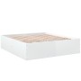Weißer Bettrahmen aus Holzwerkstoff, 200 x 200 cm von vidaXL, Betten und Lattenroste - Ref: Foro24-3280895, Preis: 165,17 €, ...