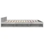 Cama con cajones madera ingeniería gris hormigón 180x200 cm de vidaXL, Camas y somieres - Ref: Foro24-3280730, Precio: 178,74...