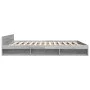 Sonoma gray engineered wood bed with drawers 180x200 cm by vidaXL, Beds and slatted bases - Ref: Foro24-3280732, Price: 178,7...