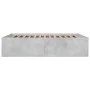 Betongrauer Bettrahmen aus Holzwerkstoff, 160 x 200 cm von vidaXL, Betten und Lattenroste - Ref: Foro24-3280912, Preis: 147,3...