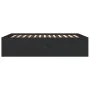 Estructura de cama madera de ingeniería negra 160x200 cm de vidaXL, Camas y somieres - Ref: Foro24-3280910, Precio: 151,65 €,...