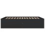 Estructura de cama madera de ingeniería negra 160x200 cm de vidaXL, Camas y somieres - Ref: Foro24-3280910, Precio: 153,49 €,...