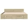 Sonoma oak engineered wood bed with drawers 140x190 cm by vidaXL, Beds and slatted bases - Ref: Foro24-3280764, Price: 175,35...