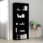 Estantería de 5 niveles madera contrachapada negra 80x30x189 cm de vidaXL, Librerías y estanterías - Ref: Foro24-801027, Prec...