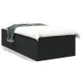 Estructura de cama madera de ingeniería negra 100x200 cm de vidaXL, Camas y somieres - Ref: Foro24-3280959, Precio: 104,51 €,...