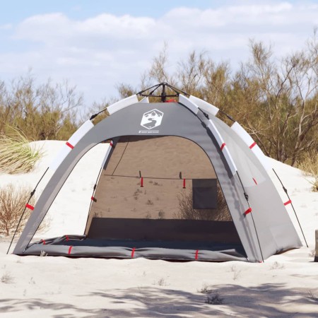 Strandladen für 2 Personen, wasserdicht, schnell aufklappbar, grau von vidaXL, Zelte - Ref: Foro24-4005304, Preis: 78,64 €, R...