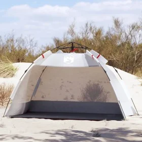 Tienda de playa 2 personas impermeable apertura rápida gris by vidaXL, tents - Ref: Foro24-4005295, Price: 64,03 €, Discount: %